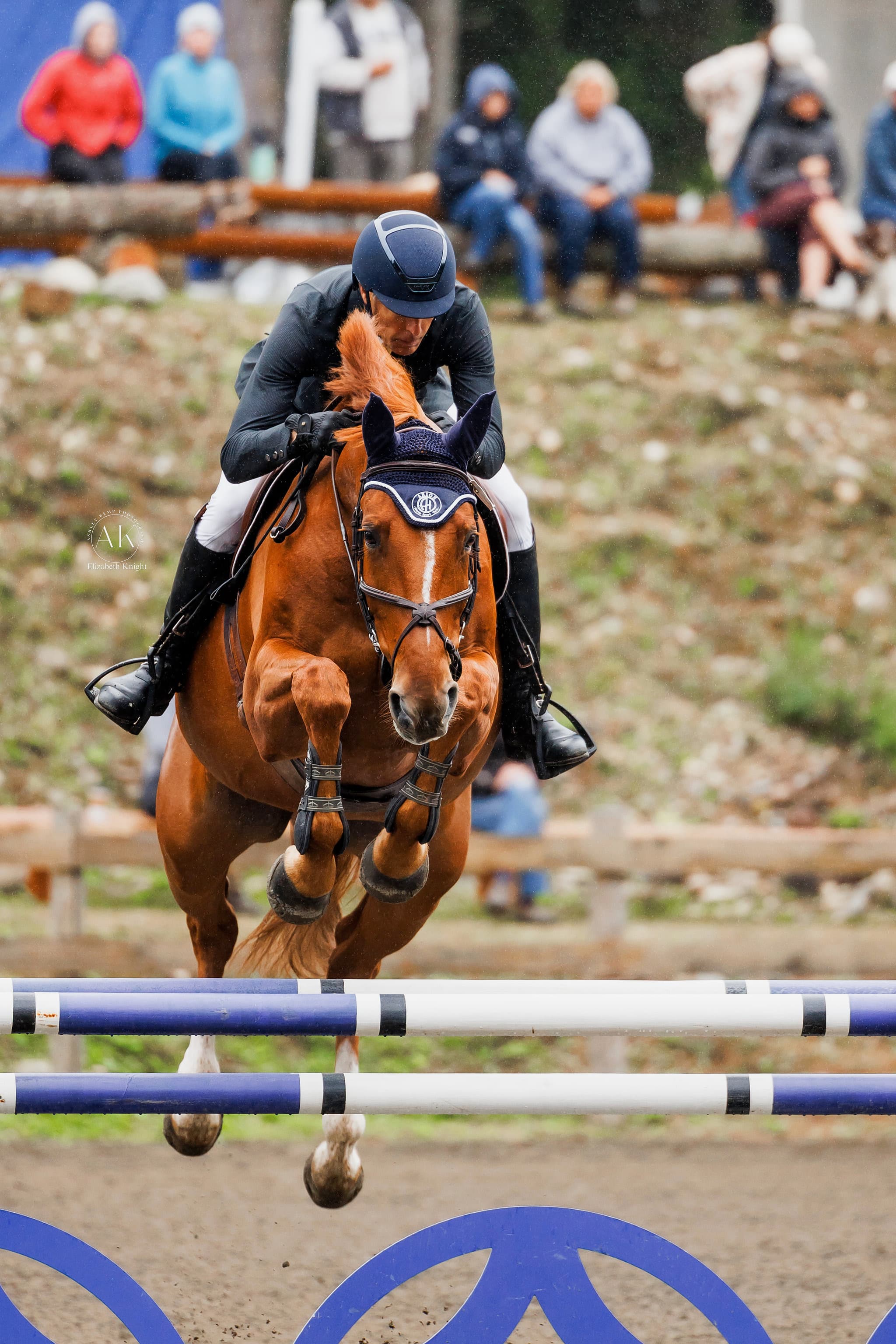 Todd Trewin and Cooley High Society show jumping